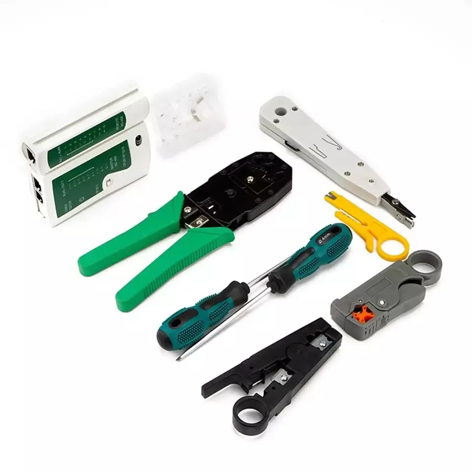 30 in 1 Portable Ethernet Cable Crimper Kit with a Ethernet Crimping Tool Networks Tools Kit for Cat 5 Cat 5e Cat 6