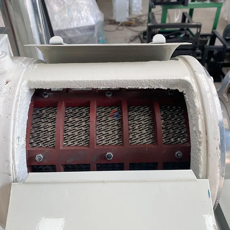 Maize corn peeling machine