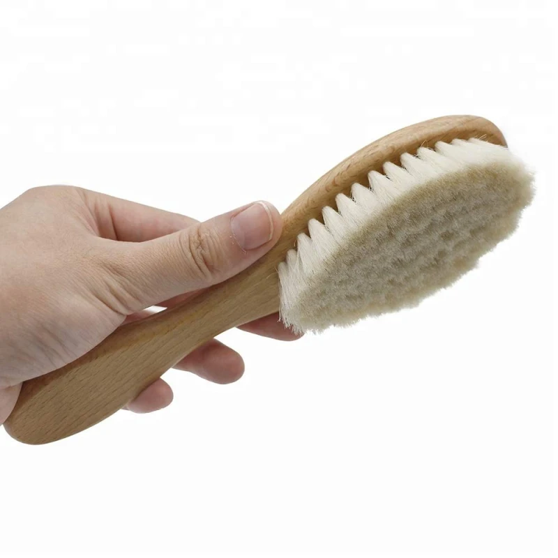 Eco-Friendly Natural Wood Detangling Hair Comb Brush Scalp Massage Wooden Bristle Air Cushion Hair Detanger Bamboo Hair Brush
