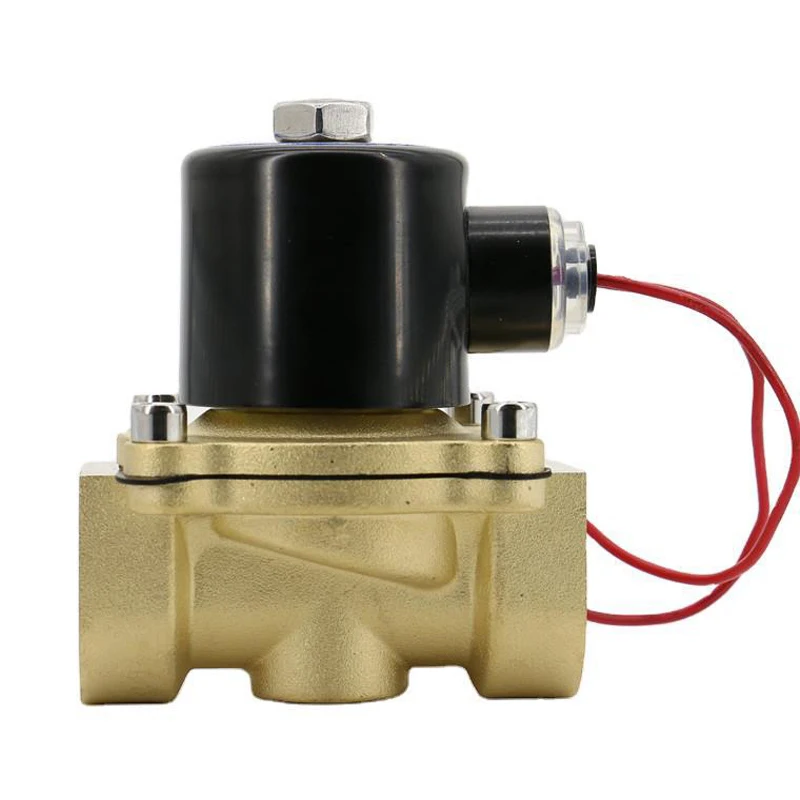 12VDC 24VDC 220VAC Normally Closed Open brass electric solenoid valve water