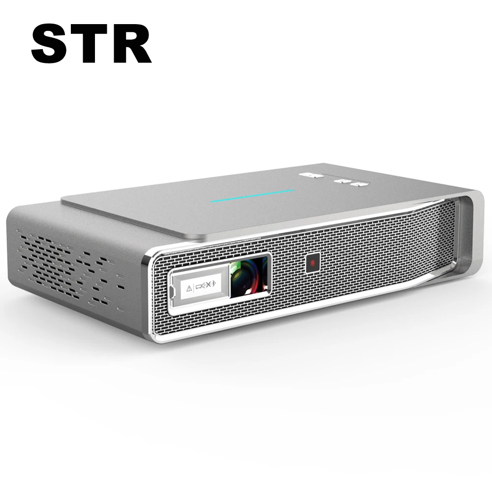 Android 9.0 4-core Home cinema movie beam 600 Ansi Lumens DLP LED 3D 4K HD laser short throw smart mini pocket projector