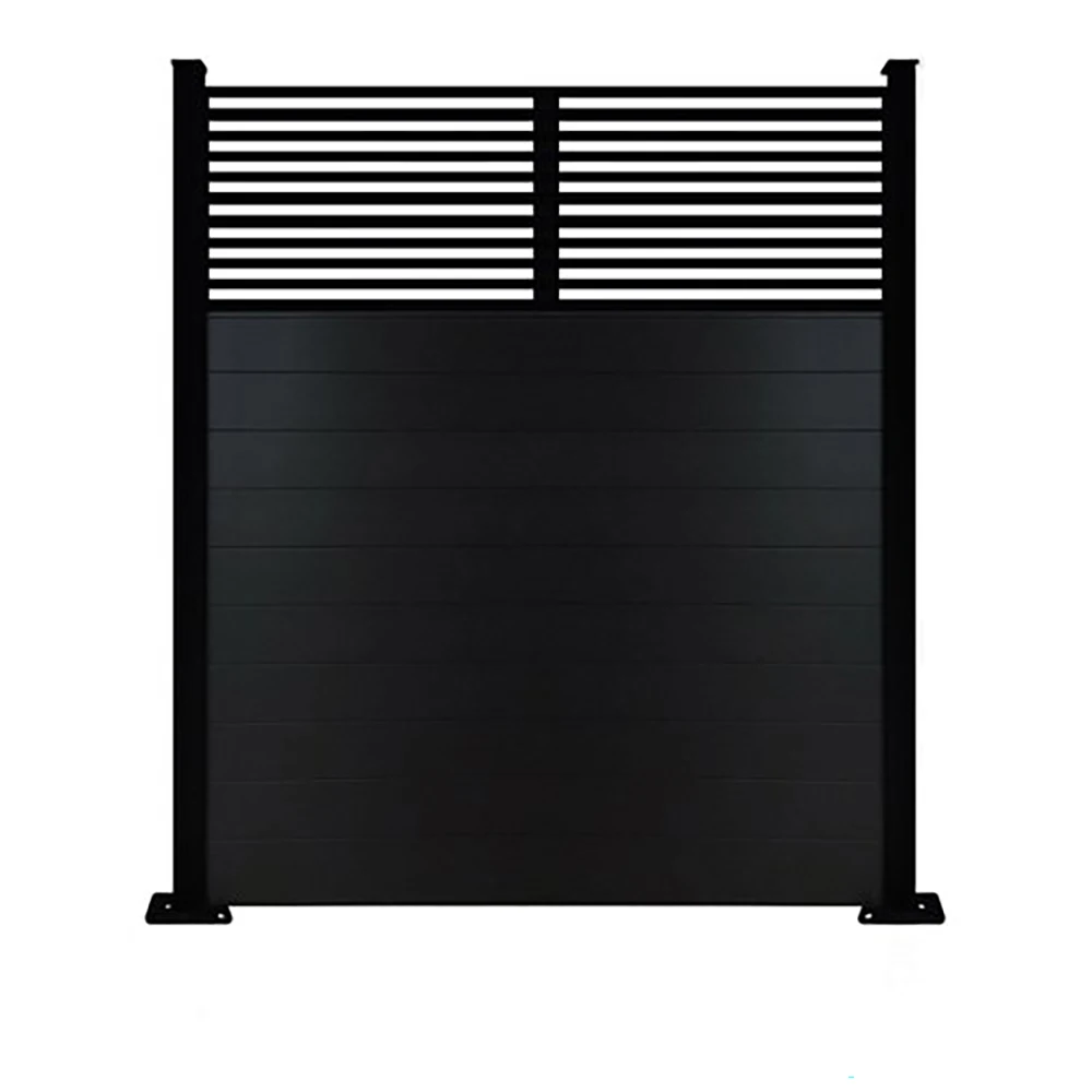 European Standard Plastic Garden Wpc Panel Post Fence Set For Outdoor Use