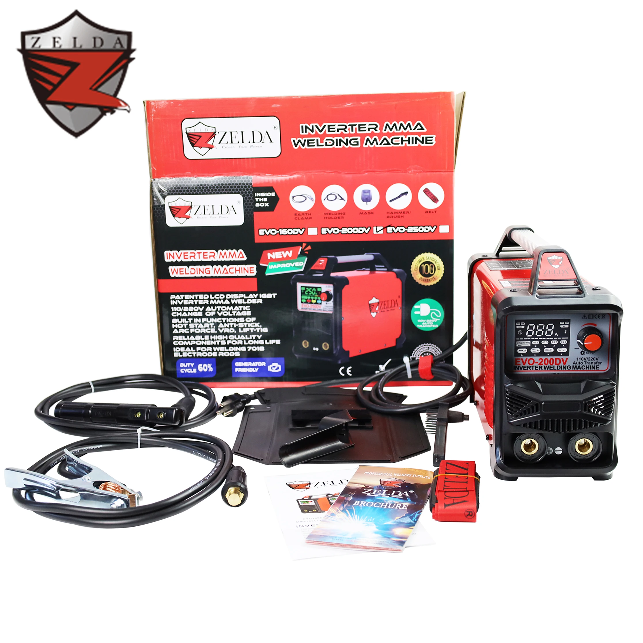 ZX7-200 Maquina De Soldar 6013&7018 Arc Welders 110v 220v Welding Machine Portable
