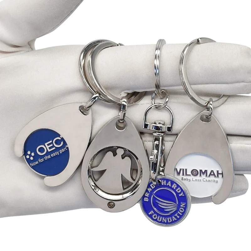 Wholesale Popular Customized Cheap Metal Keyring Soft Hard Enamel Keychain