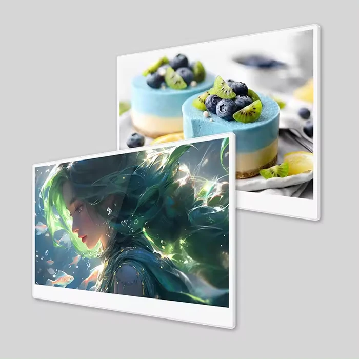 Ultra Narrow Bezel Ultra Thin Full Lcd Screen Full Metal Indoor 15.6 Inch Black Indoor Advertising Display SDK Indoor Signage