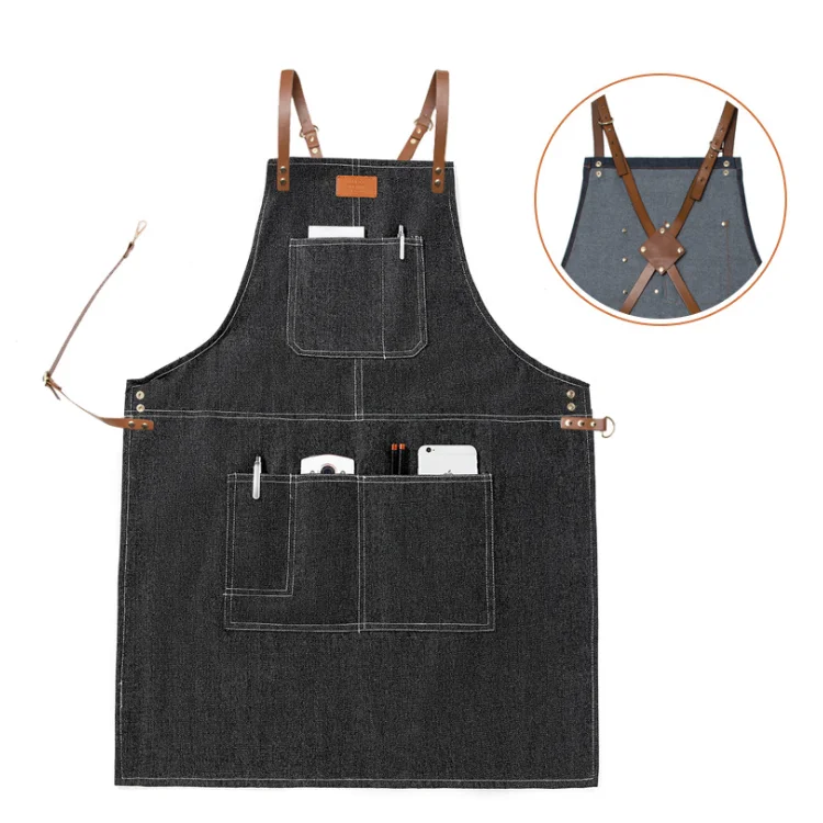 Cape manufacturer comfortable work wear recycle polyester apron barber for barbershop