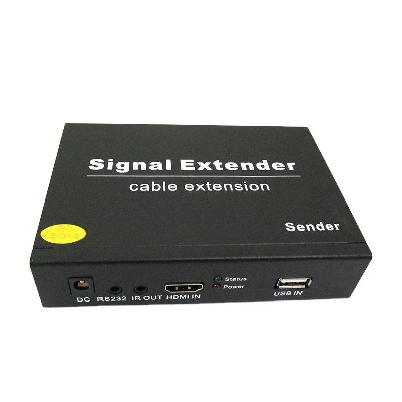 
IPHU-200D Long Range 200m HDMI Transmitter Receiver Kit IR Control KVM Over IP 1080P RJ45 Cat5e HDMI USB Extender 