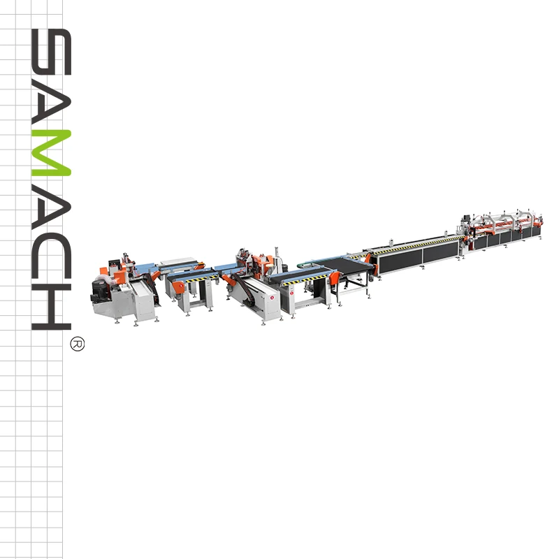 SAMACH Solid Wood Finger Joint Line Finger Jointing Production Line Machine