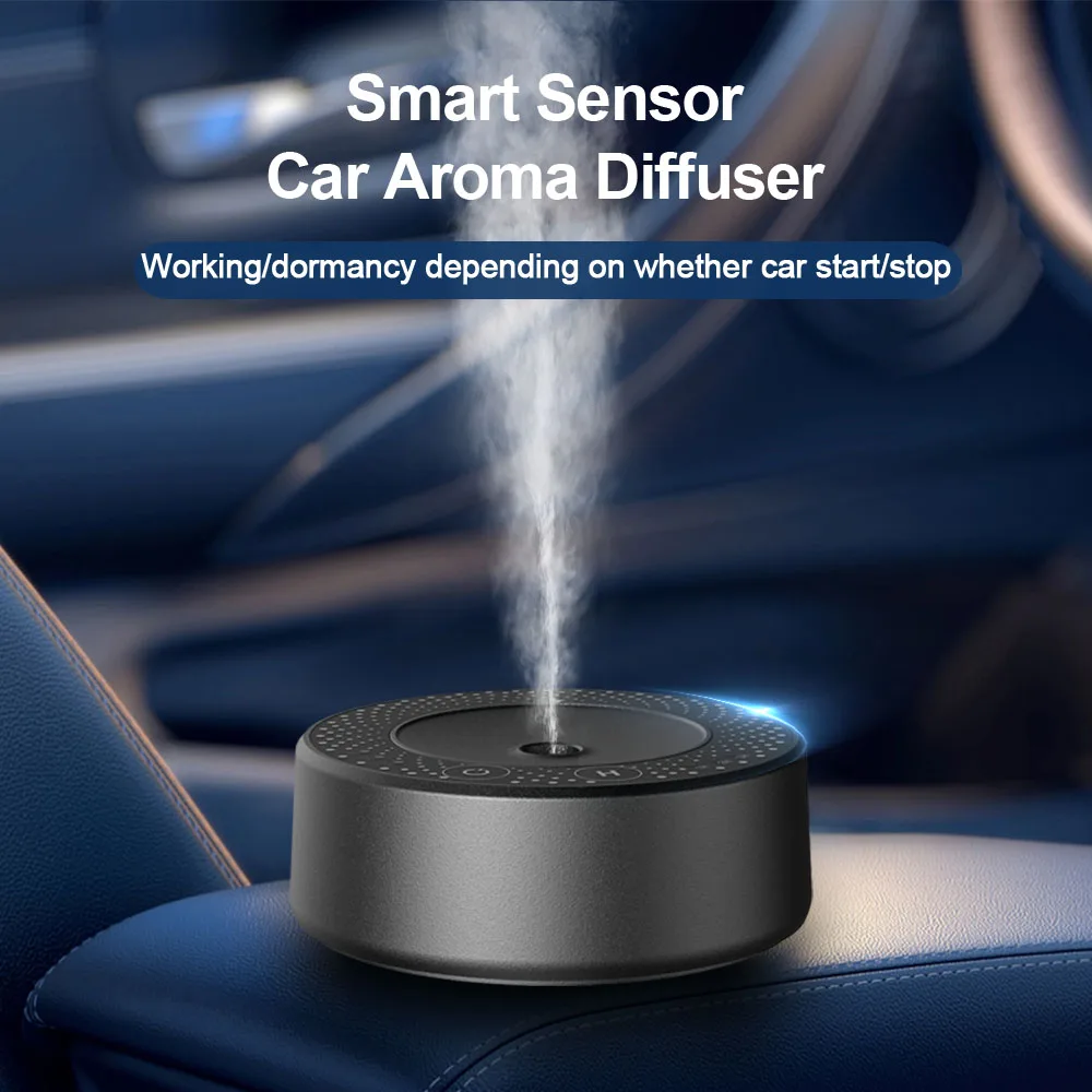 wholesale price new arrival timer function motion sensor luxury fragrance diffuser car freshener vent clip car scent diffuser