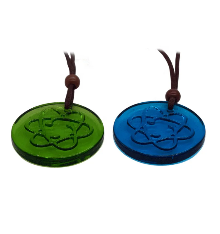 Authenticity Cards Authentication Negative Ion Pendant Radiation Necklace Protection Sun Colorful Quantum Pendants