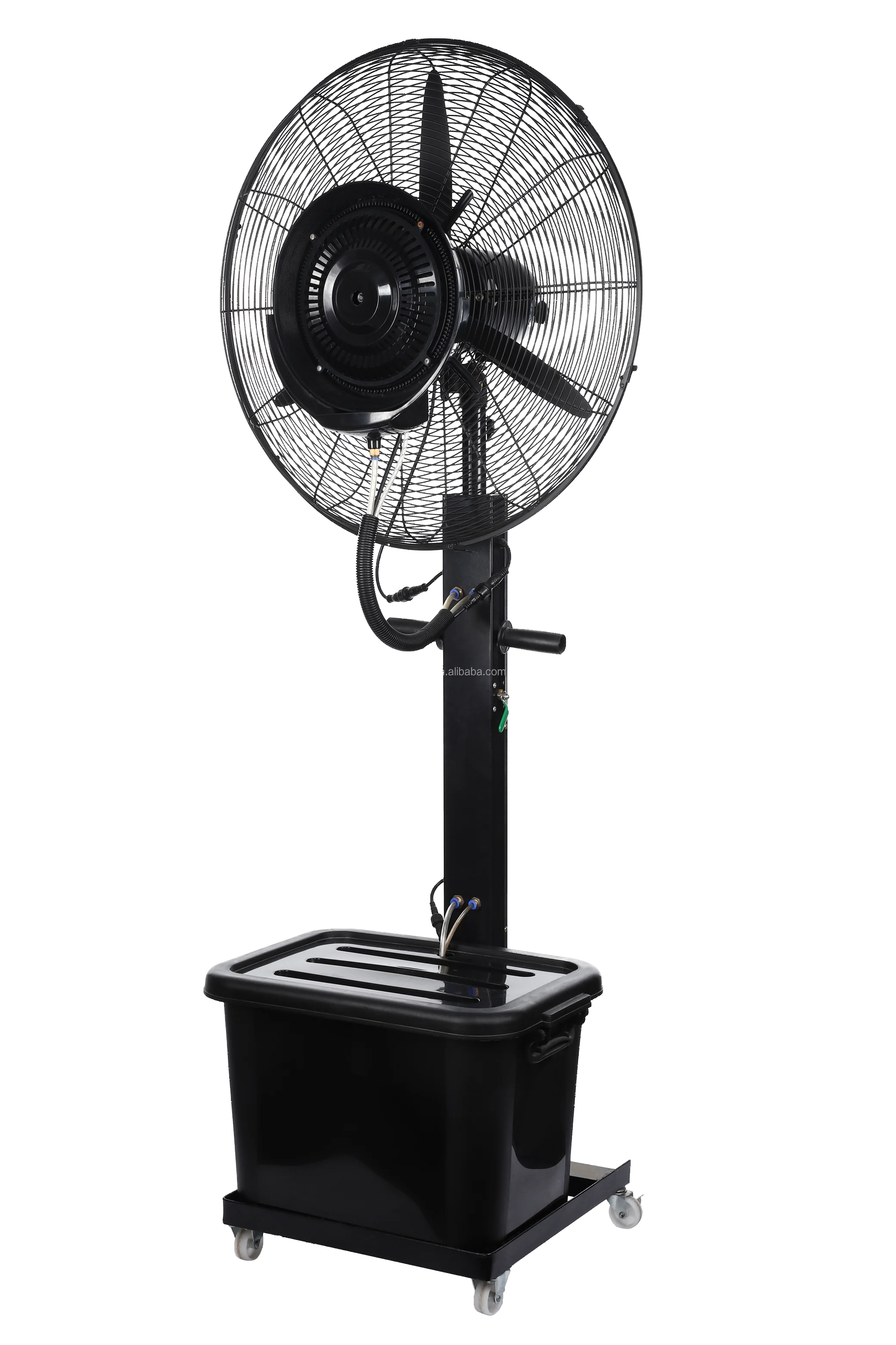 Cheap Misters Bucket System Gallon Large Rated Guangzhou Cooling Commercial Pedestal Best 12 Motor Newair Misting Fan