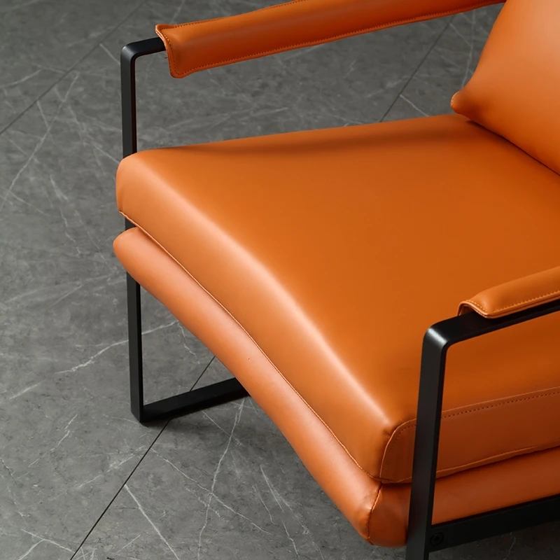 metal frame with faux leather hotel chair XY513