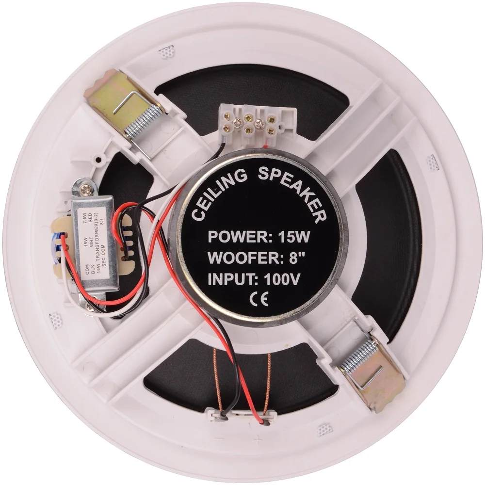 HSR109-8T 100V 15W 8 Inch Full Range Speaker