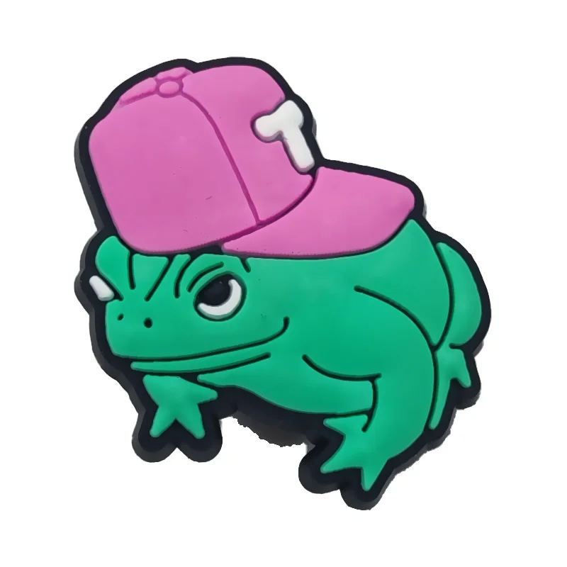 Hot Sale Cheaper Price Luxury Design Frog Custom Soft PVC Shoes Charm