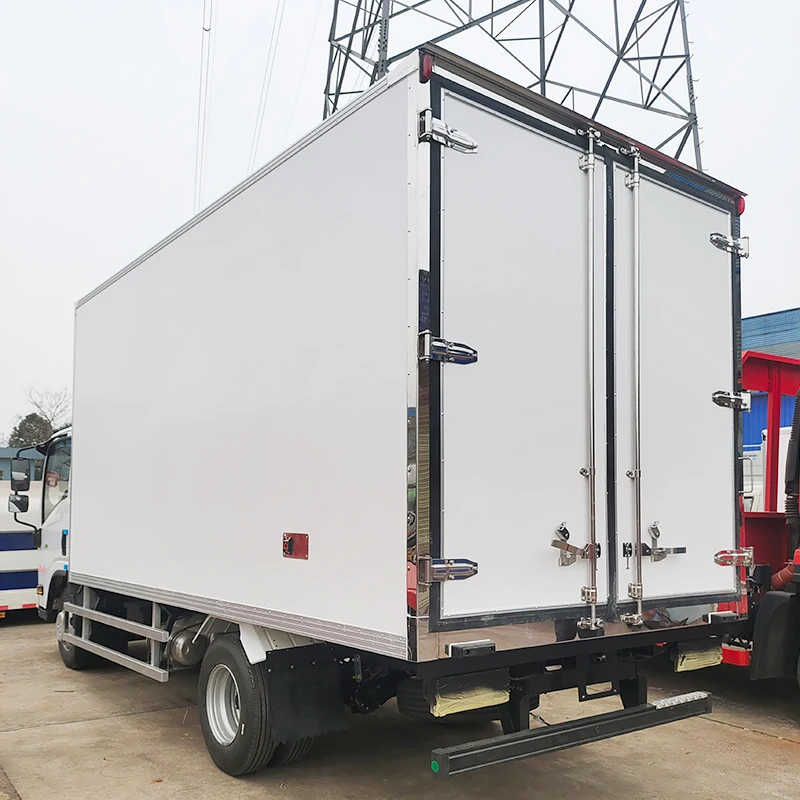 wholesale cold plate freezer truck  price howo isuzu 6x4 4x2 container freezer refrigerator trucks