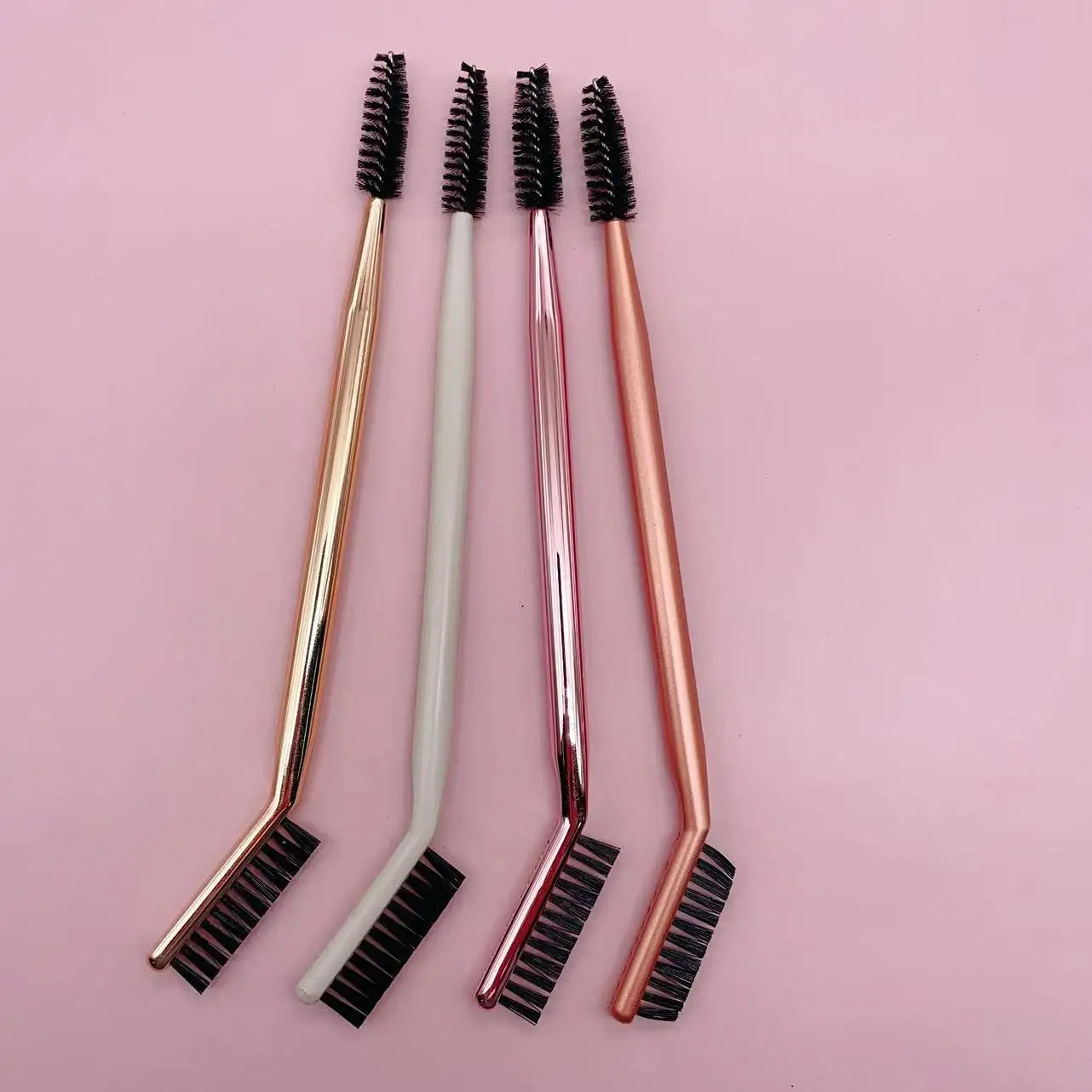 YRX A181 Wholesale New Double-Headed Eyelash Brush And Eyebrow Brush Portable Professional Makeup Tool Mascara Wands