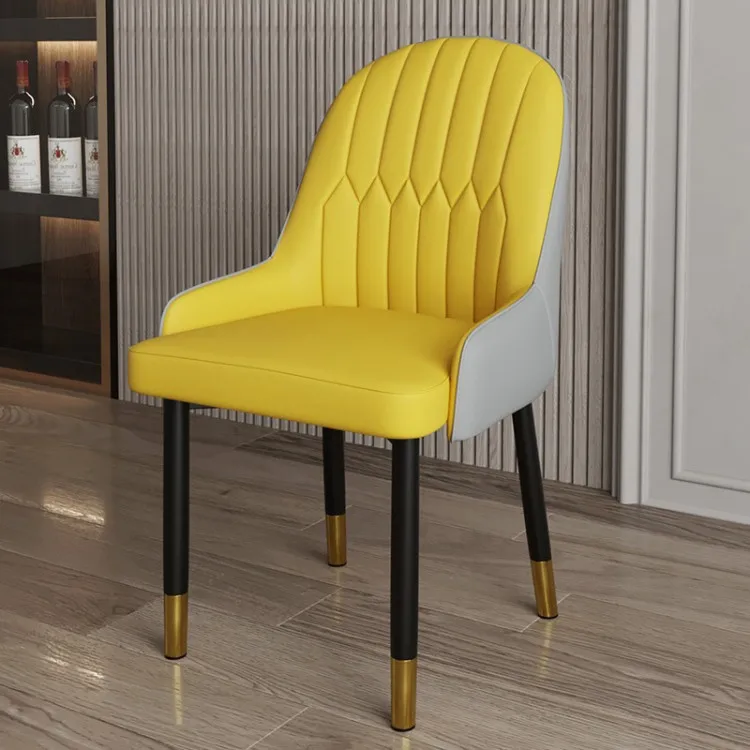 Современные кожаные стулья для отеля, ресторана, столовой, стул, мебель