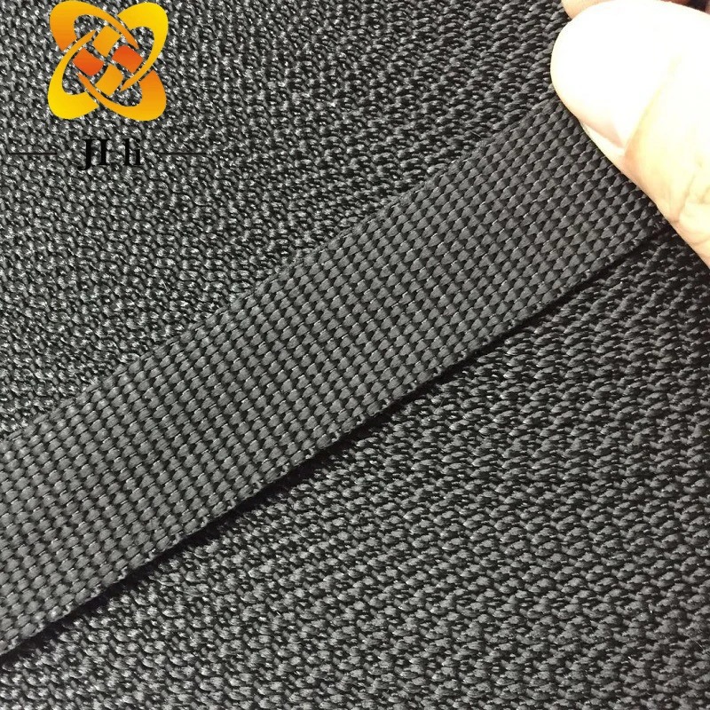 JILI 25mm black aramid webbing High temperature resistant aramid fabric Safety protection aramid tape