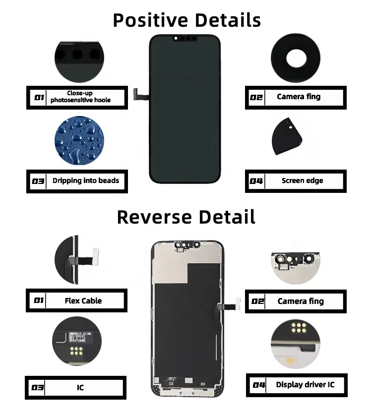 Factory Wholesale phone parts  Icd screen replacement original OLED display for iPhone 8 Mobile phone screen