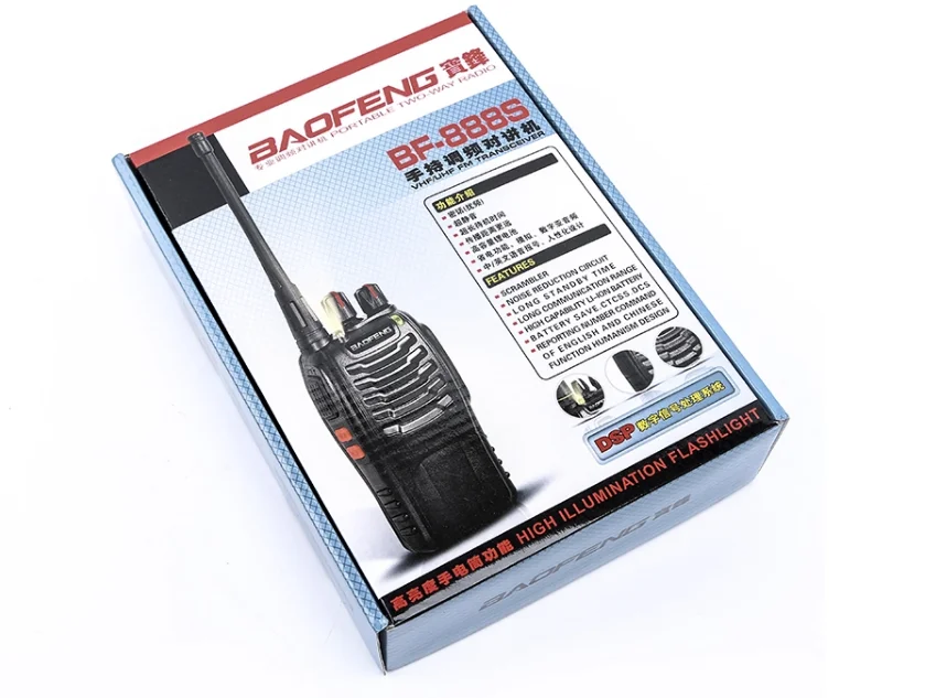 RTS Two piece One Box BaoFeng bf 888S Portable Walkie Talkie Baofeng bf-888S UHF 400-480 handy wireless radio Manufacturer