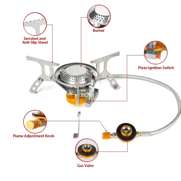 Camping Backpacking Gear Outdoor Tools Portable Cooker Camping mini Gas Stove