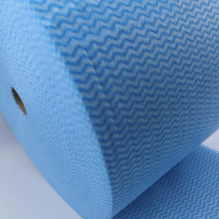 Spunlace Nonwoven Cleaning Wiping Cloth Rolls Breathable Nonwoven Fabric for household cleaning cloth