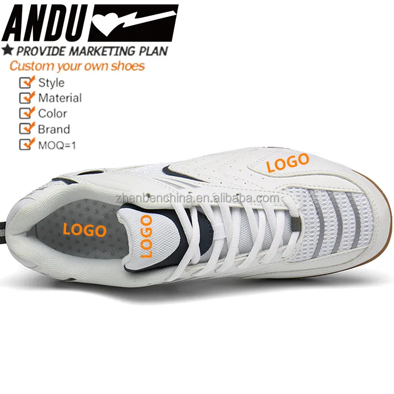 Oem High Quality Volleyball Badminton Shoe Non-Slip Custom Women Indoor Pickleball Shoes Table Tennis Shoes For Men