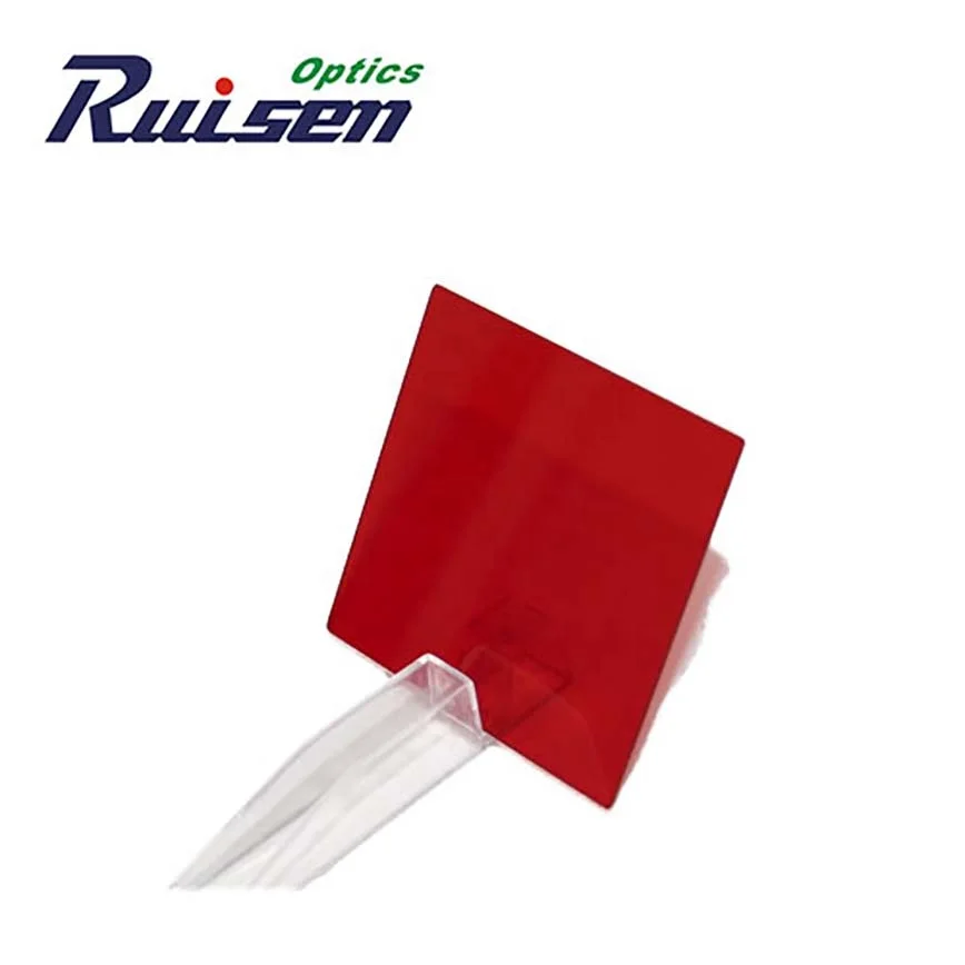 Красный оптический стеклянный фильтр