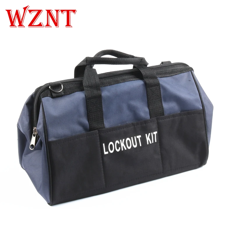 Red Personal Industrial Portable Miniatuoxford fabric Safety Lockout Tagout Bag