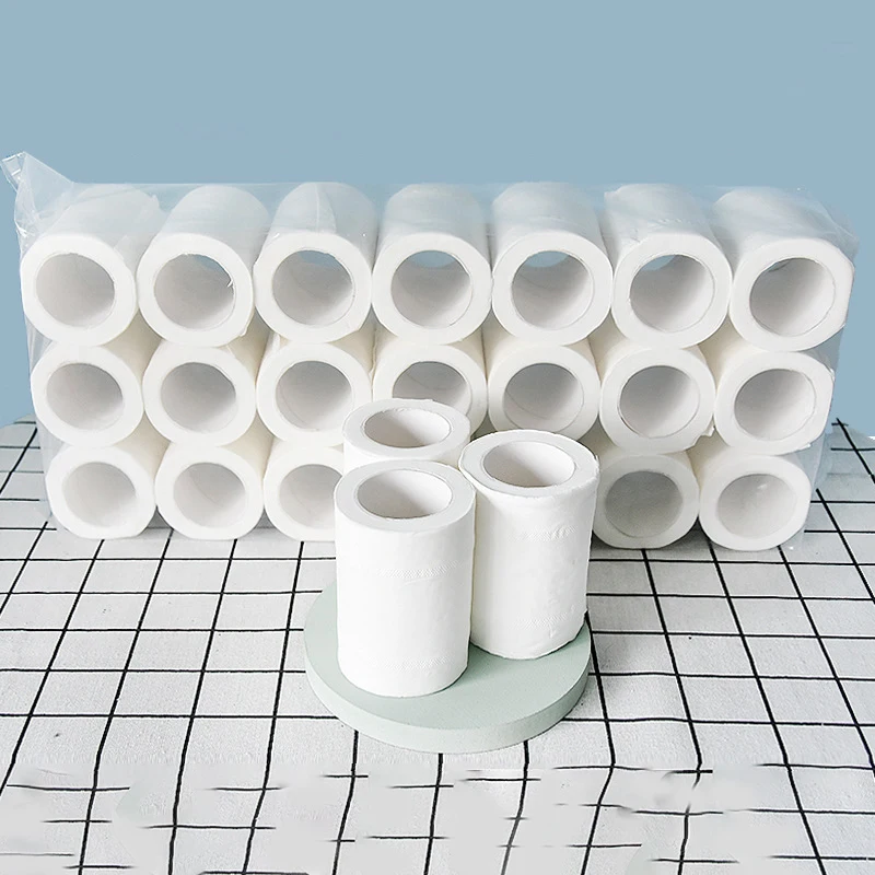 Custom Logo Natural Color/White/Custom Virgin Wood Pulp Standard Roll Toilet Tissue Rolls Paper