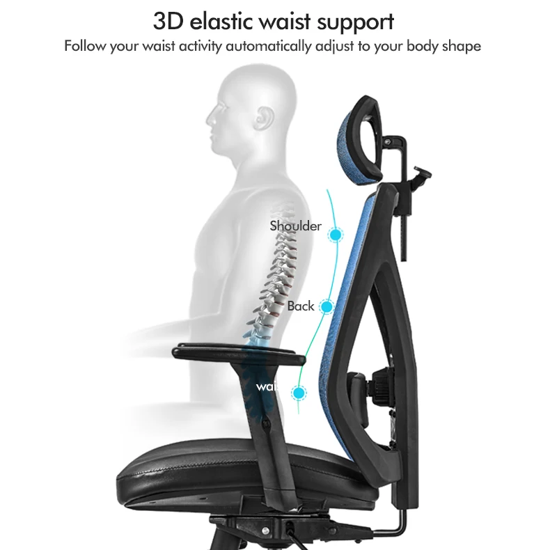 New Arrival Comfortable Ergonomic Chair High Back for Office Swivel Chairs