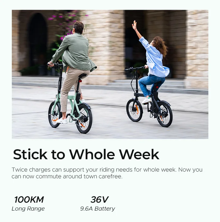 ENGWE P20 Electric Mini Bike for Teenagers & Women 250W Lightweight Ebike 20-Inch Tire Lithium Battery Power Supply Bike