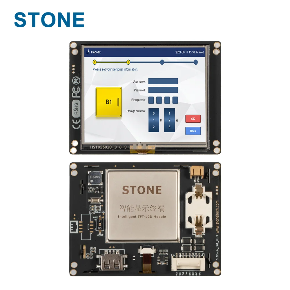 STONE 3.5 Capacitive Touch Screen TFT LCD 320x240 Human Machine Interface Module