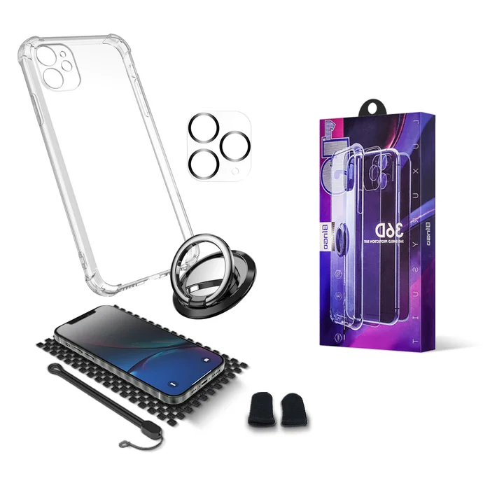 Heybingo Explosion-proof 8 in 1 Film For iPhone 13 D 30 Buffer Phone Screen Protector suit