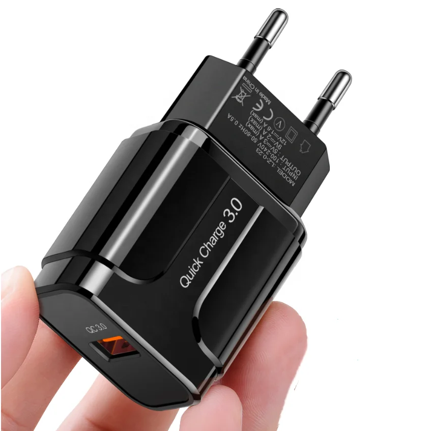 USB зарядное устройство Quick Charge 3,0 Универсальный мобильный телефон зарядное устройство настенное зарядное устройство USB для зарядки электроники с разъемами стандартов США адаптер для розеток европейского стандарта