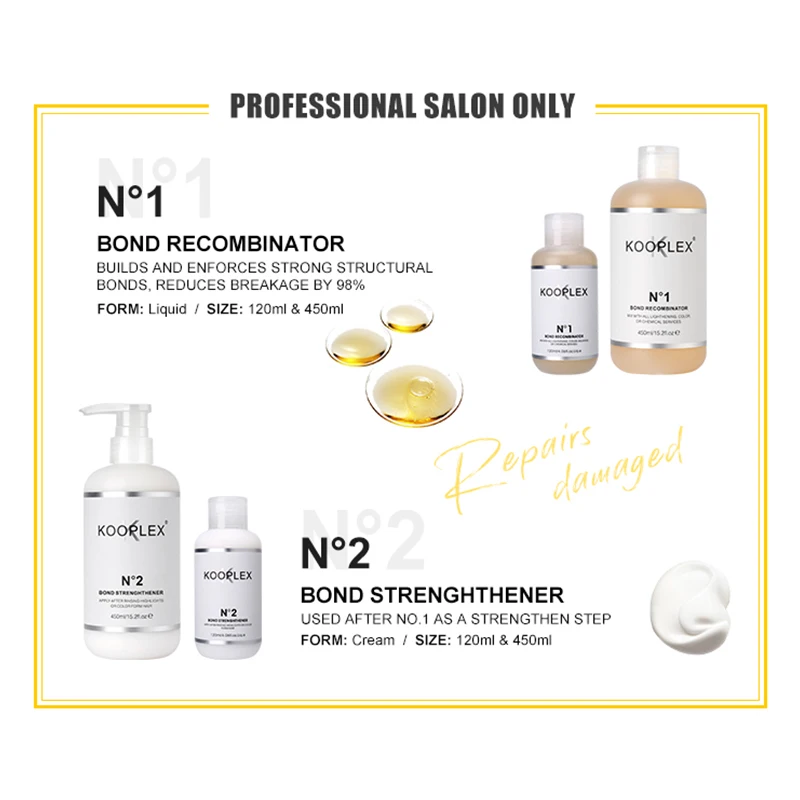 Professional Salon Hair Care Products No.1 Bond Hair Repair Treatment For Hair Coloring And Bleaching