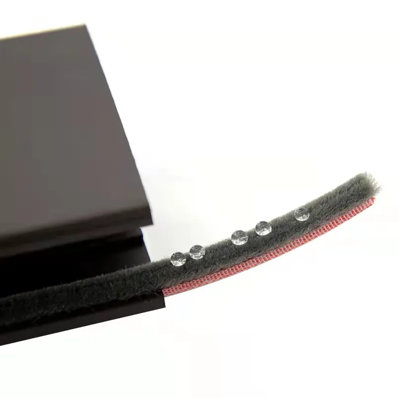 Aluminium doors and windows accessories waterproof silicone weather strip door bottom seal