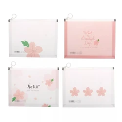 Transparent PVC Envelope Binder Pocket A4 bag plastic document bag file folder