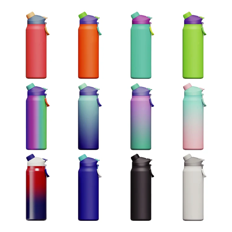 Magnetic Botellas De Agua Deportiva Vacuum Flasks Termo Sport Travel Custom Water Bottle