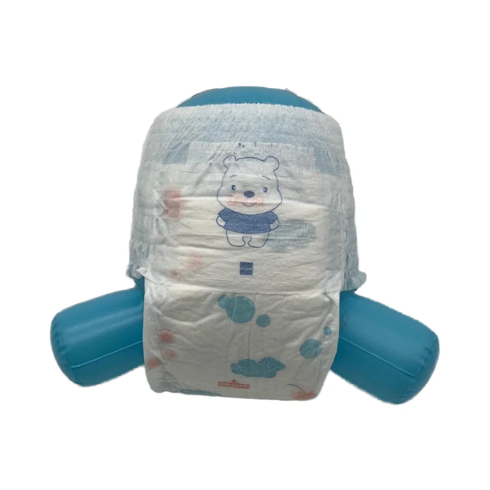 OEM Baby Training Pants Pull Ups Free Sample Diapers for United Arab Emirates Market Packaged in Bag