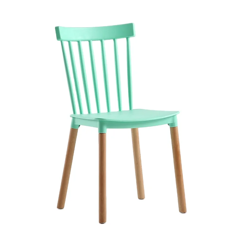 Minimalist Stackable Outdoor Modern Plastic Chairs Dining