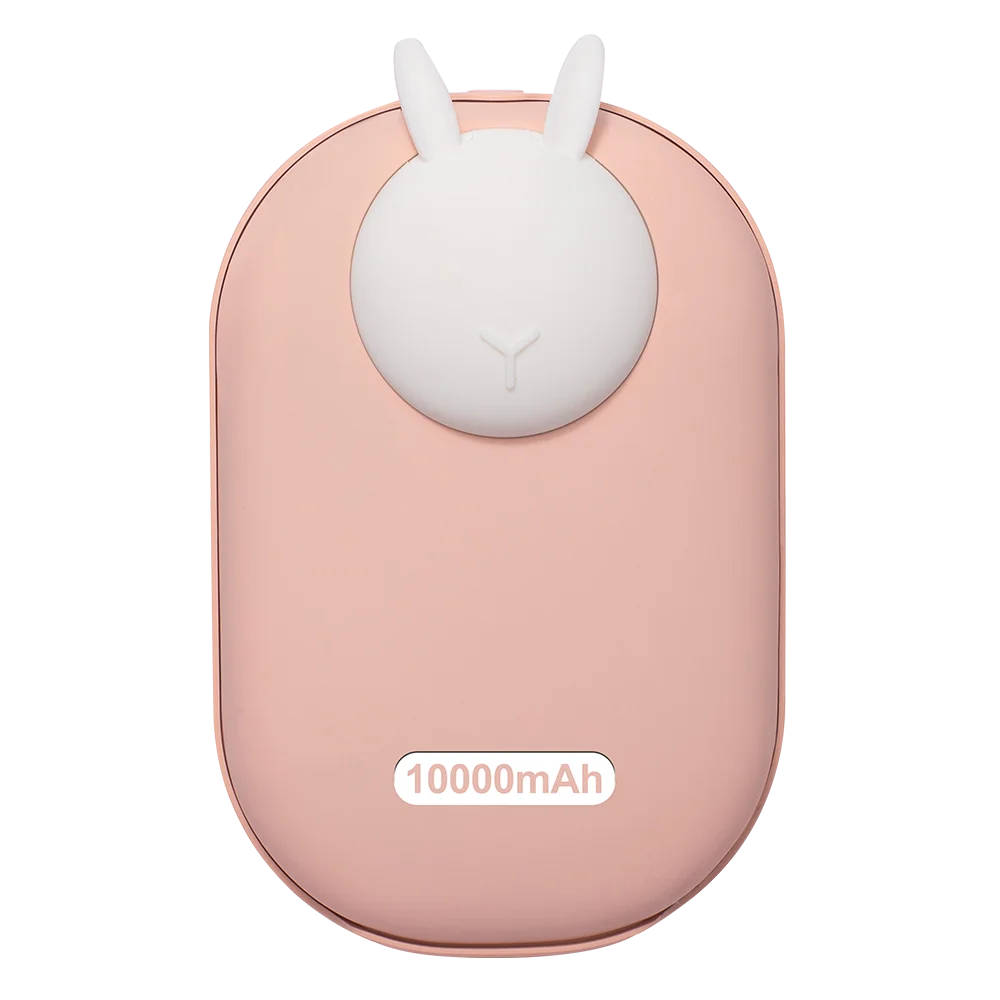 
10000mAh USB Rechargeable Electric Hand Warmer Double-Side Warmer /Portable Power Bank 