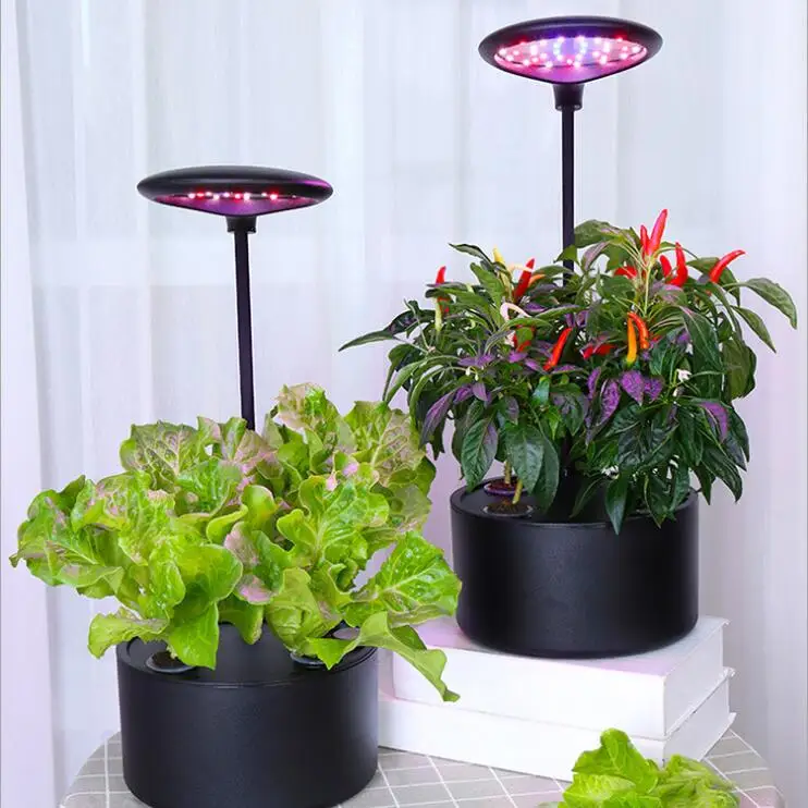 Intelligent creative fruit and vegetable hydroponic planter full-spectrum plant growth lamp