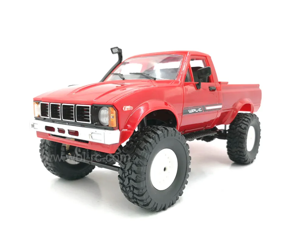 WPL C24K комплект сборка DIY RC пульт дистанционного управления военный грузовик внедорожный 4WD B24 автомобиль 4-колесный