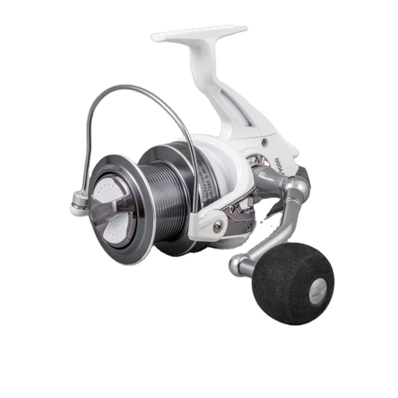 White Metal deep sea Sea Fishing Distant Wheel long cast Raft Wheel fish reels Bait Casting reels spinning fishing reel