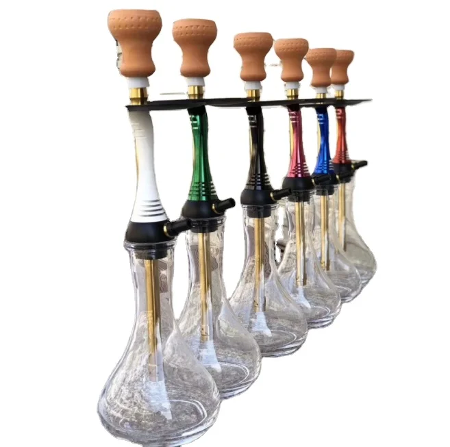 Wholesale Large Russian Luxury Aluminium stainless steel brand new aluminium hookah shisha