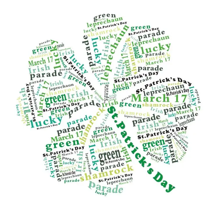 
St Patricks Day Wall Stickers Living room window fridge magnet Shamrock Clover Window Clings Decal 