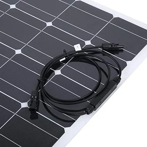 
50w 80w 100w 12V Semi flexible solar panel for Boat RV 