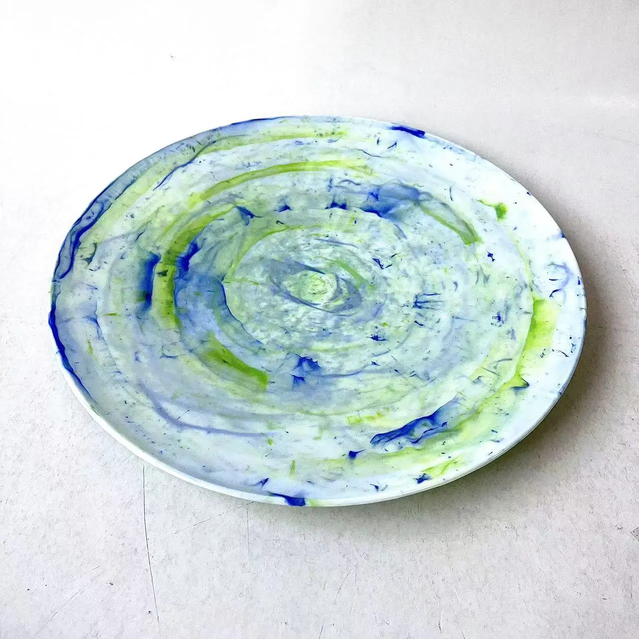 Sunup Colorful Elegant Plastic Plates Disposable Party Dessert Plates