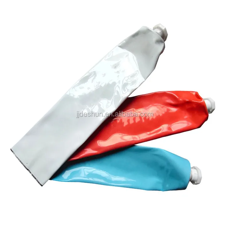 30 мл 50 мл перерабатываемая алюминиевая трубка складной уход за телом сжигающий крем для рук косметическая паста упаковочная трубка